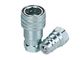 Steel Ball Valve Hydraulic Quick Connect Couplings KZEB Series Cr3 Zinc Plated