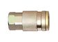Shut - Off Pneumatic Quick Connect Coupling Steel Single I Series WP 300psi